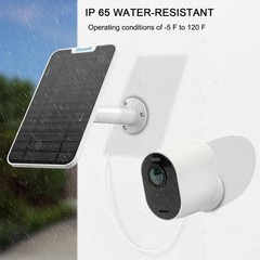 Weatherproof Solar Panel Charger for Arlo Ultra with 13.1ft Charging Cable