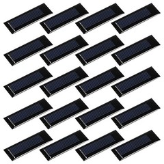 Set of Twenty Compact Solar Panels Great for Household and Outdoor Use