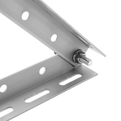 45″ Adjustable Angle Solar Panel Tilt Mount Brackets Frame For Roof Shed RV Boat