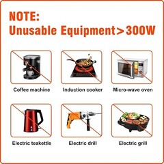 Open Box Portable Power Station 300W Solar Generator 280Wh