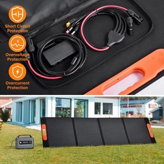 400W Solarpanel 34.2V Tragbar Faltbar Solarmodule für Camping Wohnmobil