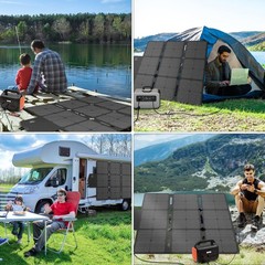 SOKIOVOLA 120W Foldable Solar Panel with MC-4 Connector Portable Solar Panel …