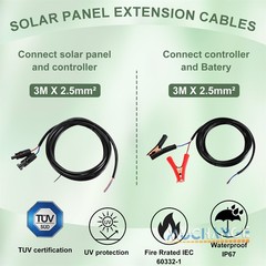 200W Solar Panel kit 12V Charge RV Camping Off-Grid with 1000W Car Inverter Home