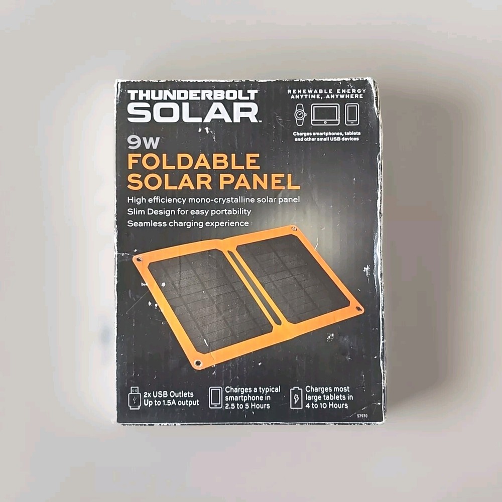 Thunderbolt 9W Foldable Solar Panel