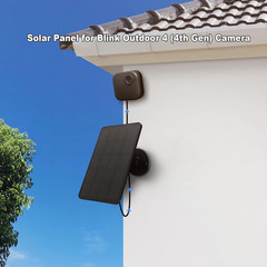 4W Solar Panel for Blink Outdoor 4 Camera, USB-C, Waterproof, 13.12Ft Cable