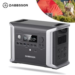 Dabbsson DBS1300 1330Wh Portable Power Station 1200W Solar Generator Camping RVs