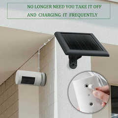 2 Pack Ring Solar Panel, 5W Ring Solar Panel Charger with Mount for Stick