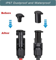 Durable 3-Pair Solar Connector Caps – Rated for Ultimate Weather Protection
