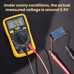 Mini Solar Panels 10Pcs 5V 30mA Polycrystalline for DIY Solar Projects