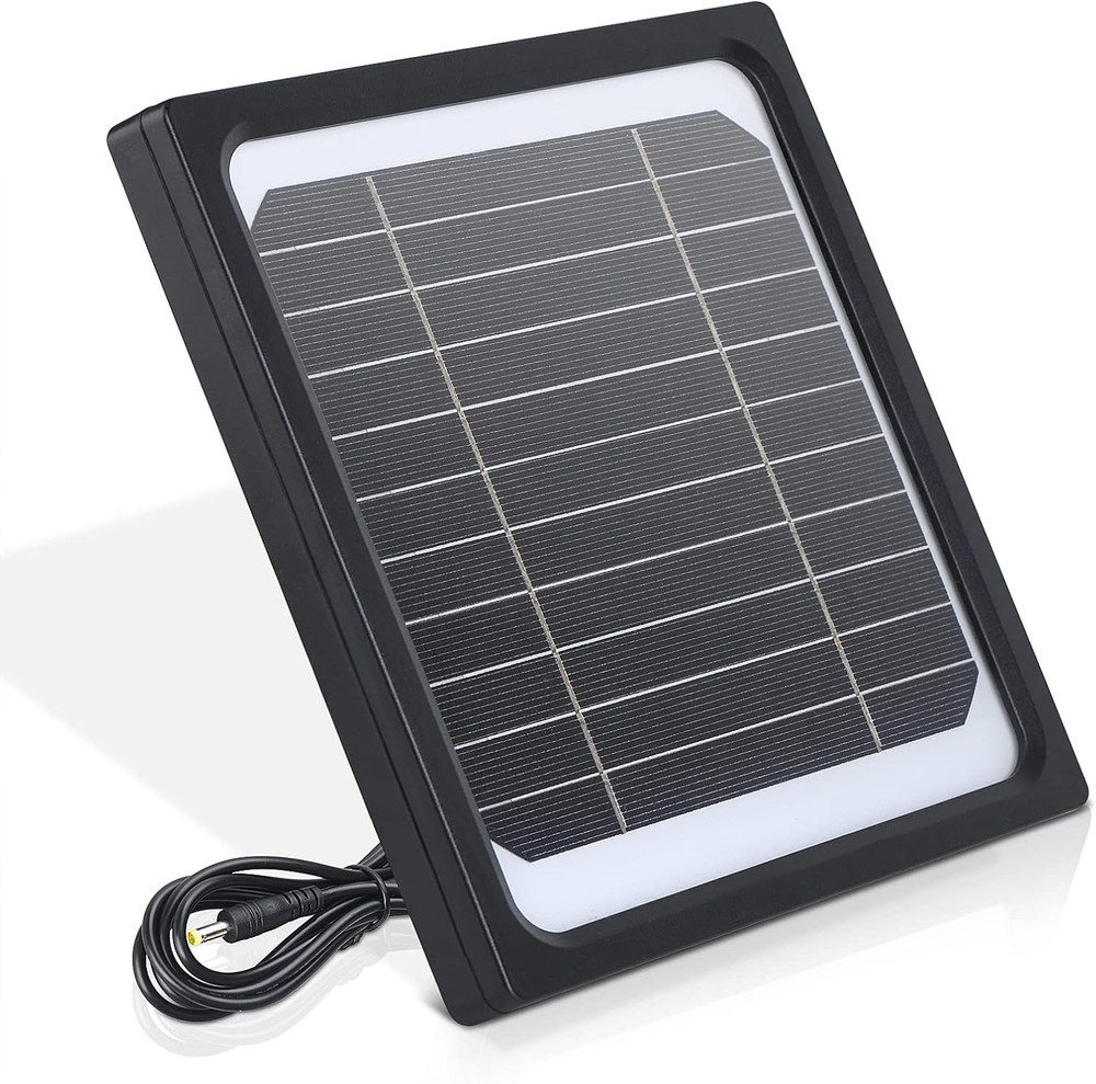 5W 12V Solar Panel for Trail Camera with 5200Mah Rechargeable Battery – IP65 Wat