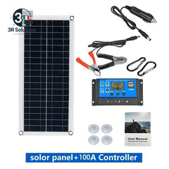 Solar Panel 12V Solar Cell 60A Controller Solar Panel for RV Phone