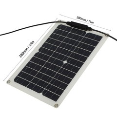15W 18V Solar Cell Panel Monocrystalline Solar Panel Portable Solar Panel Kit