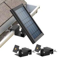 Gutter Mount Compatible with Solar Panel and Small Solar Panel, Adjustable an…