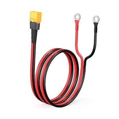 XT60 to O Ring Terminal Cable Connector Cable 2FT 10AWG XT60 Male to O Ring