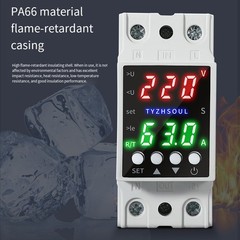 Voltage Protector Relay with Intelligent Monitoring LCD Display 80V-300V AC
