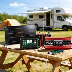 Grennova 2600W Off-Grid Solar System 60A MPPT Inverter Powers