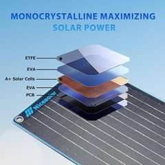 12V Solar Panel Car Battery Charger & Maintainer 10W Cigarette Lighter Socket