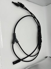 PV Y2-1 MM-F 8AWG on Trunk and 10 AWG on Branches 1500v 20A Black wires