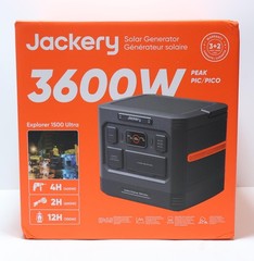 Jackery Explorer 1500 Ultra Portable Power Station 1800W 1536Wh JE-1500C
