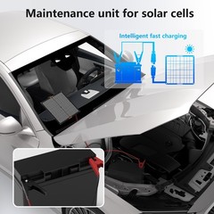 10 20 30 watt Solar Panel Charger Car Battery Solar Charger 12V Trickle Charger