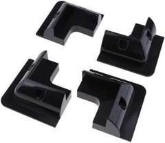 ABS Drill Free Solar Panel Mount 4 Piece Black Great for RV’s, Vans, Trailers…