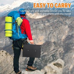 Foldable Solar Charger with Multiple Ports