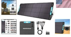 Waterproof 200W Foldable Solar Panel for Camping and RV Power Solutions