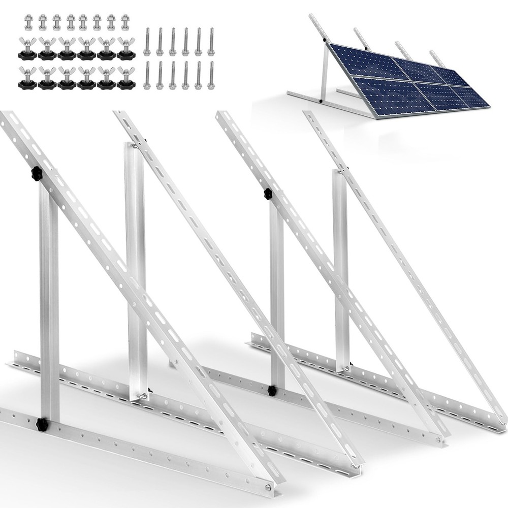 4 Pack 45inch Adjustable Solar Panel Tilt Mount Brackets