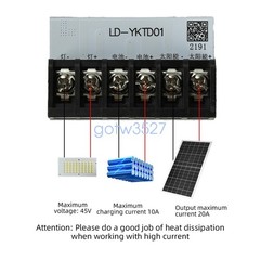DC3-24V LED Automatic Solar Light Driver Control Board Solar Charging Controller