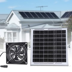 4.7×4.7 Foot Solar Distribution Fan With 3.9 Foot Channel For Window Venting
