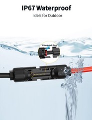 7-in-1 Solar Panel Connector Kit, Universal M-C-4 to DC 8mm XT60 Adapter for RV,