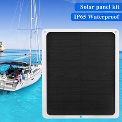 12V Solar Panel Trickle Charger Battery Charging Kit Maintainer Boats Car RV AAK