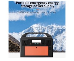 Portable Power Station 300W 90000mAh Outdoor Backup Battery 220V Orange