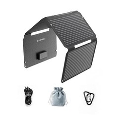 45W Portable Solar Panel Charger, 25.4% Efficiency, Dual USB-C | 25W PD and