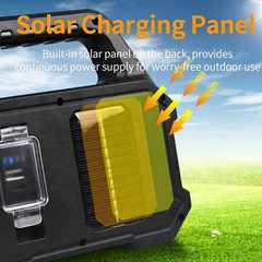 Solar Rechargeable Torches With Adjustable Brightness For Nighttimes Activity