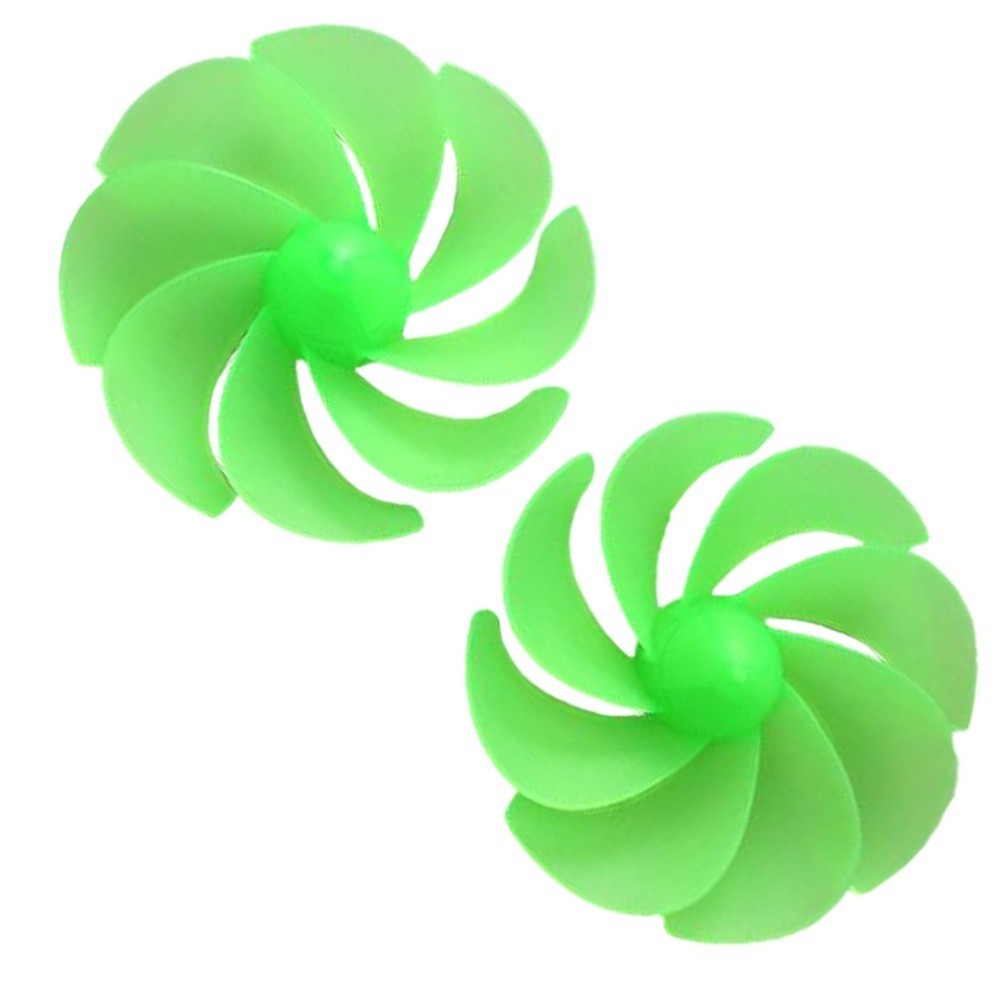 Robust and Lightweight Plastic Fan Blades Set for Efficient Airflow Generation