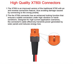 10AWG 2FT Solar to XT60i Cable 2 10 25 35 50 75 100FT Solar Connector to XT60i A
