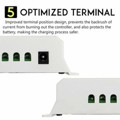 30A LCD PWM Solar Panel Charger Controller For Li-ion Lead Acid Battery 12V/24V