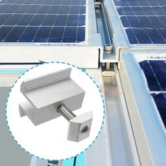 20 Pack Solar Panel Mid Clamps, Aluminum Alloy Mounting Brackets for 1.2″ – 2…