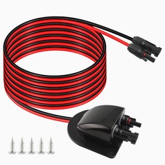 Solar Cable Entry Gland with 10Ft 10AWG Solar Extension Cable,Through RV Roof…