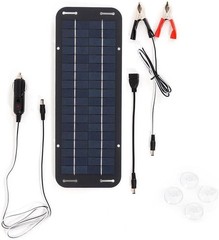 Set of 2-12V 30W Car Boat Power Solar Panels-Battery Maintainer for Vehicles +