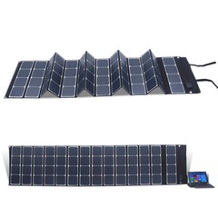 Foldable sunpower solar panel with portable solar panel 300W for Outdoor camping
