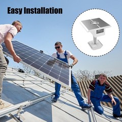 1*Solar Panel Module Aluminum Bracket Rail Trapezoidal Sheet 30cm Dust Resistant