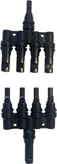 KRXNY Solar Panel PV 1 To 4 T Branch Connectors Cable Coupler Combiner…