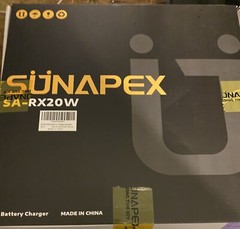 New SUNAPEX 20W Solar Car Battery Trickle Charger & Maintainer