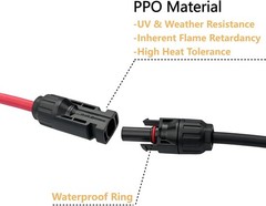 10 AWG Solar Parallel Connector – Waterproof, 40A, Long-Term Reliability