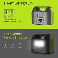 Open Box EnginStar 150W 155Wh Portable Power Station, 110V Power Bank