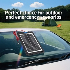 20W Solar Panel 18 Volt Trickle Battery Charger For Caravan Car Van Boat Kits