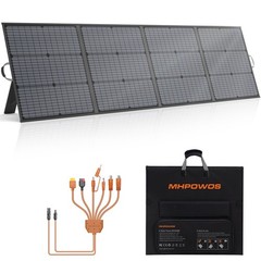 220W Foldable Solar Panel with DC XT60 Anderson port for Portable Power Station
