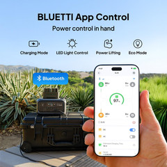 BLUETTI Elite 10 200W 128Wh Portable Power Station LED for Camping Road Trip